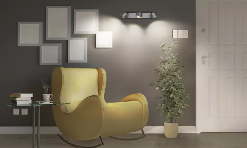 LED mennyezeti fali lámpa spotlámpa 3 pontos dekoratív díszítő 16,5 W ezüst LEDVANCE