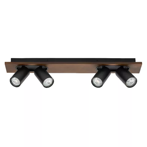 LED mennyezeti fali lámpa spotlámpa 4 pontos dekoratív fa 13,6 W GU10 fekete LEDVANCE