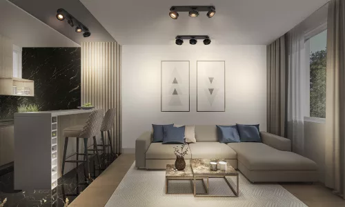 Mennyezeti Fali Spotlámpa LED lámpa 3 Pont 16W Black Spot Venus LEDVANCE