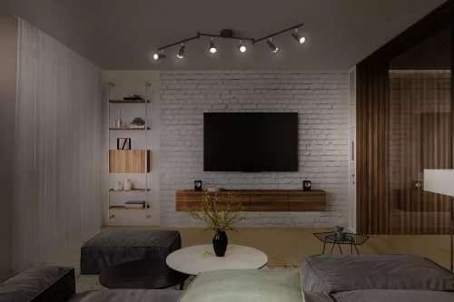 LED mennyezeti fali lámpa spotlámpa 6 ponton állítható 20,4 W GU10 fekete LEDVANCE