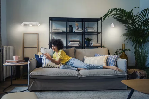 LED mennyezeti lámpa spotlámpa, állítható 4 pontos 17,2 W GU10 fehér körte LEDVANCE