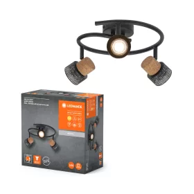   LED mennyezeti lámpa fali spotlámpa dekoratív fali lámpa dekoratív 10,2 W fekete folttal LEDVANCE
