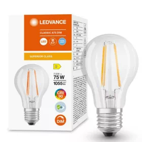   E27 A60 LED izzó 7,5 W = 75 W 1055 lm 4000 K Semleges 300° CRI90 Izzószálas, szabályozható LEDVANCE Superior