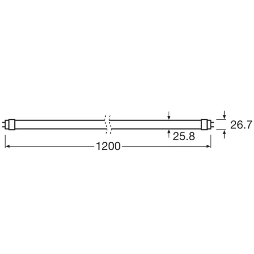 LED izzó G13 T8 14W 2600 lm 4000K Single 120cm Superior Class LEDVANCE