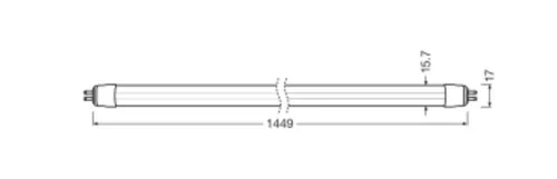 G5 T5 LED fénycső 37W 5500lm 4000K Semleges 180° 145cm Ledvance
