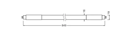 T5 G5 LED fénycső 18W = 39W 2800lm Semleges 4000K 190° 85cm Superior Ledvance