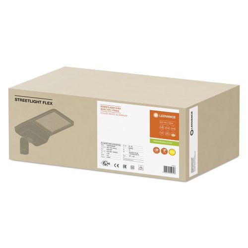 LED utcai lámpa ipari közúti lámpatest 58W 7750lm 2700K IP66 fehér utcai lámpa Flex Ledvance