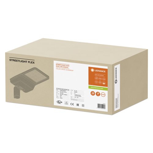 LED utcai lámpa ipari közúti lámpatest 25W 3550lm 4000K IP66 fehér utcai lámpa Flex Ledvance