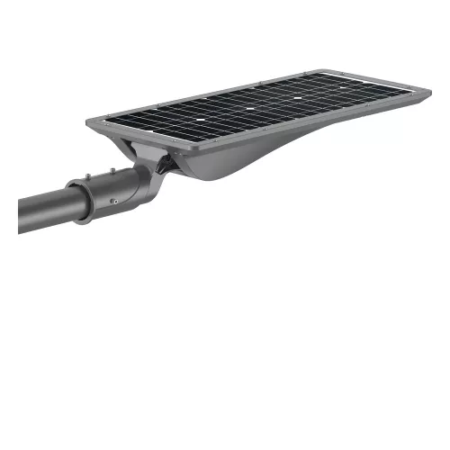 Napelemes utcai világítás LED-es közúti lámpatest, szabályozható 30W 5400lm 3000K IP65 szürke mozgásérzékelővel utcai világítás Solar Ledvance