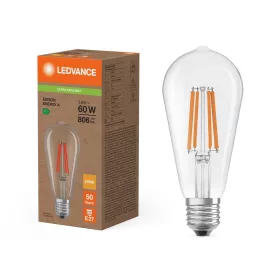   Edison LED izzó E27 ST64 3.8W = 60W 806lm 2700K Meleg 300° Ledvance