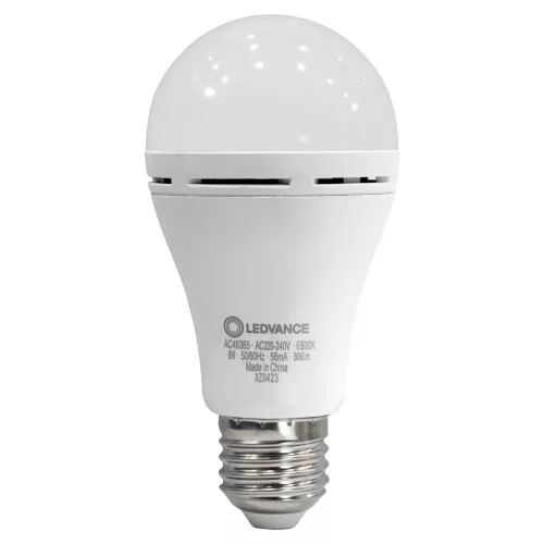 LED gömbizzó E27 A60 8W = 60W 806lm 6500K Hideg 180° Ledvance