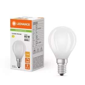   LED gömbizzó E14 P45 5.9W = 60W 806lm 2700K Meleg 300° Szabályozható Ledvance