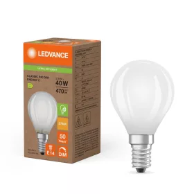   LED gömbizzó E14 P45 2.9W = 40W 470lm Meleg színhőmérséklet 2700K 300° Szabályozható fényerő Ledvance