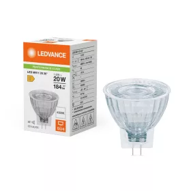   LED izzó spotlámpa GU4 MR11 1.8W = 20W 184lm 4000K Semleges 36° 12V Ledvance