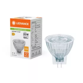   LED izzó spotlámpa GU4 MR11 1.8W = 20W 184lm 2700K Meleg 36° 12V Ledvance
