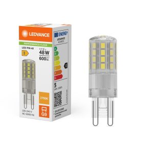   LED kapszulaizzó G9 4,5 W = 48 W 600 lm 2700 K Meleg 320° Ledvance