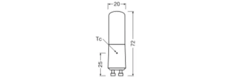 LED izzó GU10 6,5 W = 60 W 806 lm 2700 K Meleg 320° Szabályozható Ledvance