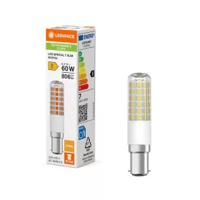 LED izzó B15d 6.5W = 60W 806lm 2700K Meleg 320° Ledvance