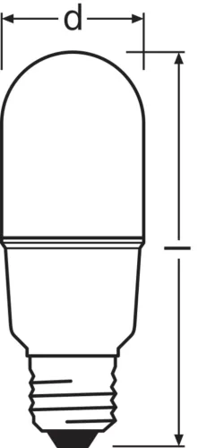 LED izzó E27 11W = 75W 1050lm 6500K Hideg színhőmérséklet 200° CRI90 Szabályozható fényerő Ledvance