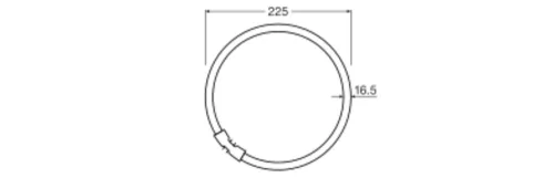 Kör alakú LED fénycső 2GX13 T5 11.6W 1700lm 6500K Hideg 120° Ledvance