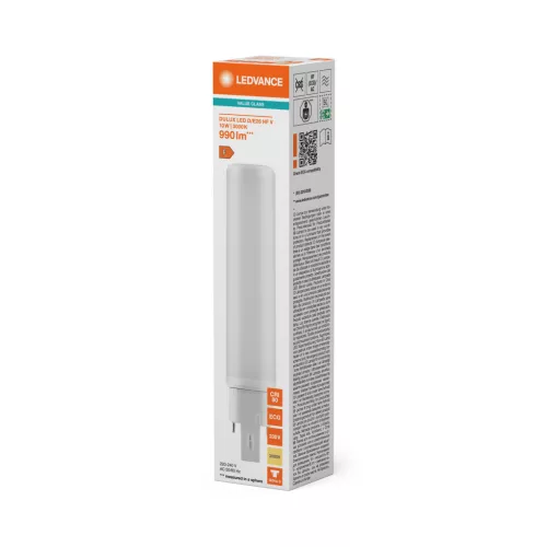 Świetlówka LED G24q-3 10W = 26W 990lm 3000K Ciepła Dulux D/E HF & AC Ledvance