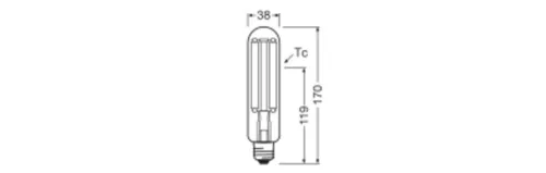 LED izzó E27 15W = 50W 1600lm 1800K Meleg 360° Izzószál Ledvance