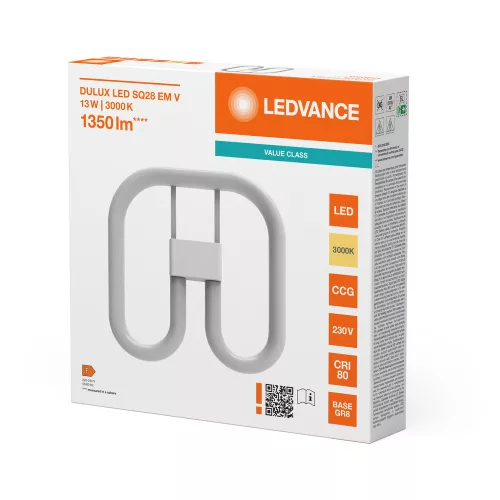 LED izzó DULUX GR8 13W = 28W 1350lm 3000K meleg fehér LEDVANCE