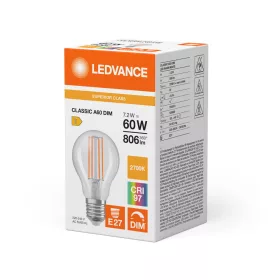   LED izzó A60 E27 7,2W = 60W 806lm 2700K meleg fehér SZÍNÁZÁS DIMMÁLHATÓ LEDVANCE