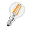 LED gömbizzó E14 P45 4.2W = 40W 470lm 2700K Meleg színhőmérséklet 320° CRI97 Szabályozható fényerő Ledvance