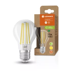   LED izzó A60 E27 5W = 75W 1055lm 3000K meleg FILAMENT Fehér LEDVANCE