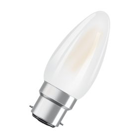   LED izzó B35 B22d 4W = 40W 470lm 2700K meleg fehér FILAMENT LEDVANCE
