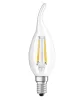 LED izzó BA35 E14 4W = 40W 470lm 2700K meleg fehér FILAMENT LEDVANCE