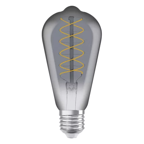 LED dekoratív izzó ST64 Edison E27 7.8W = 30W 360lm 1800K Meleg 320° Füstölt Izzószálas Szabályozható Vintage 1906 Osram