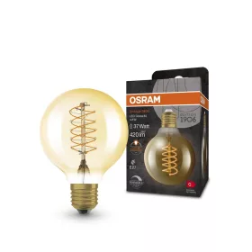   LED dekoratív izzó G80 gömb alakú E27 4,8 W = 37 W 420 lm 2200 K Meleg 320° Izzószálas, szabályozható fényerővel, Vintage 1906 Osram