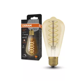   LED dekoratív izzó ST64 Edison E27 7W = 48W 600lm 2200K Meleg 320° Izzószálas, szabályozható fényerővel Vintage 1906 Osram