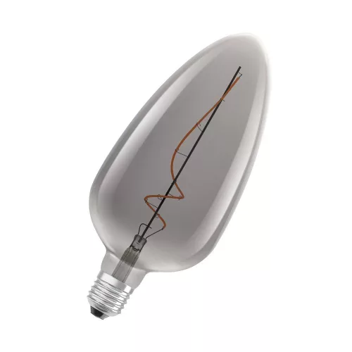 Dekoratív LED izzó E27 4W = 15W 140lm 1800K Meleg 300° Füstölt, szabályozható fényerővel Vintage 1906 Osram