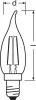 LED dekoratív izzó B36 gyertya E14 1.5W = 12W 120lm 2400K Meleg 300° Vintage 1906 Osram