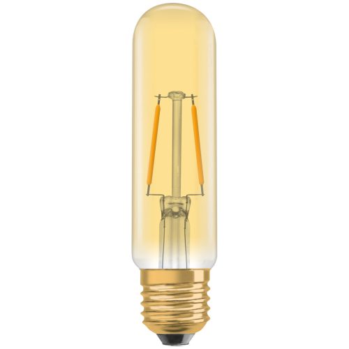 Dekoratív LED izzó E27 TUBULAR 2.5W = 20W 200lm 2000K Meleg 300° Izzószál OSRAM Vintage 1906
