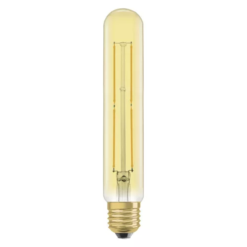 Dekoratív LED izzó, cső alakú, E27, 4W = 35W, 400lm, 2000K, meleg, 300°, Vintage 1906, Osram