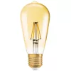 LED izzó E27 ST64 4W = 35W 410lm 2400K meleg 300° izzószál OSRAM Vintage 1906