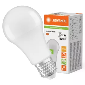   LED izzó E27 A60 14W = 100W 1521lm 2700K Meleg 200° Szabályozható Ledvance