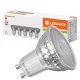 5x LED izzó spotlámpa GU10 PAR16 4.5W = 50W 350lm 2700K Meleg 36° CRI90 Szabályozható Ledvance