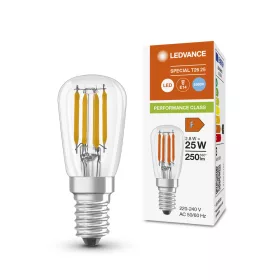   LED izzó T26 E14 2,8W = 25W 250lm 6500K hideg fehér FILAMENT LEDVANCE