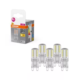   5x LED kapszulaizzó G9 2.6W = 30W 320lm 2700K Meleg 300°-os foglalat Osram