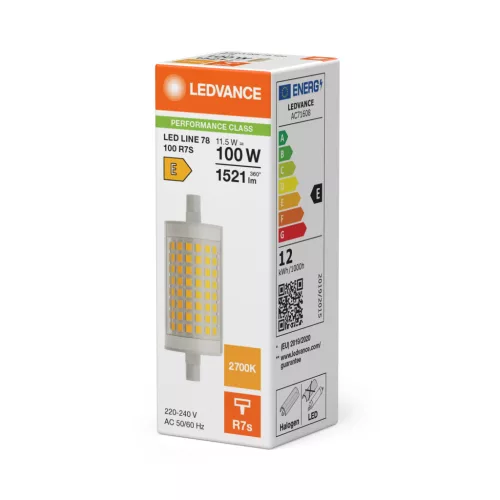 LED izzószálas izzó R7s 11.5W = 100W 1521lm 2700K Meleg 300° Ledvance