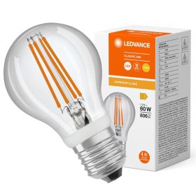   LED izzó A60 E27 7.3W = 60W 806lm 2700K Meleg 320° Ledvance