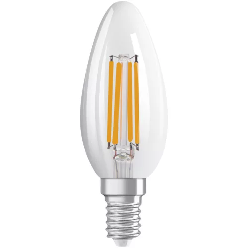 LED izzó E14 B40 4W = 40W 470lm 2200-2700K meleg, 300°-os izzószálas, szabályozható OSRAM Superstar