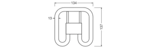 G8 LED fénycső 7W = 16W 800lm 4000K Semleges 130° Dulux Ledvance