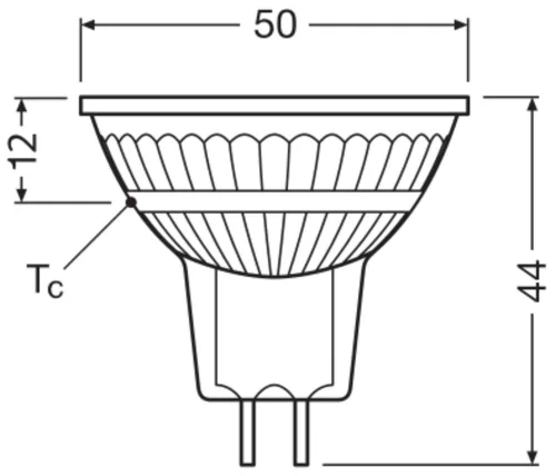 LED izzó MR16 reflektor GU5.3 6.1W = 50W 621lm 4000K Semleges 36° Teljesítményosztály Ledvance