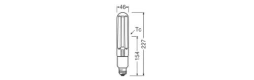LED izzó E27 21W = 50W 4000lm 4000K Semleges 360° IP65 Izzószál teljesítményosztálya Ledvance